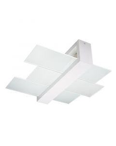 Glass ceiling light white, Fouzia