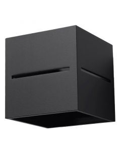 Aluminium up down wall light black, Jacky