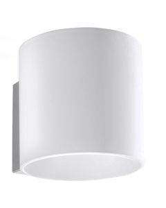 Glass up down wall light white, Jermain