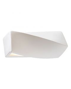 Glass up down wall light white, Annick