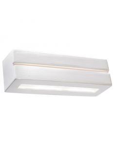 Glass up down wall light white, Emmaly