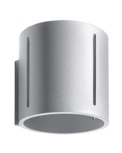 Aluminium up down wall light grey, Jamey