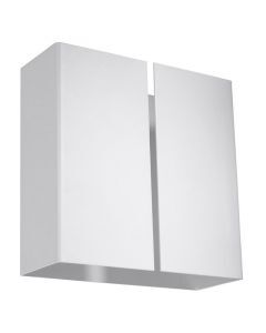 Aluminium up down wall light white, Kenrick