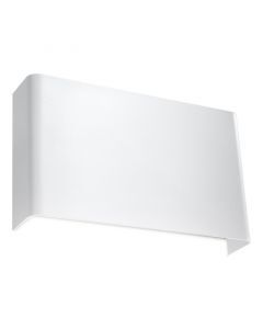 Aluminium up down wall light white, Laetitia
