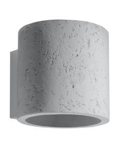 Concrete up down wall light grey, Amely