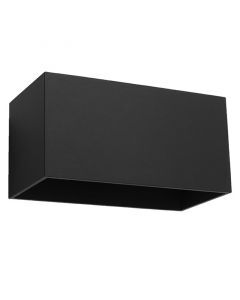 Aluminium up down wall light black, Andro