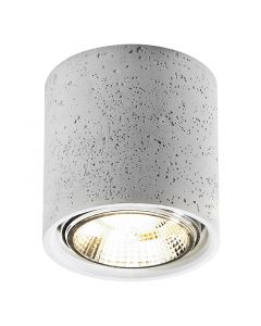 Concrete surface mounted downlight grey, Ewald