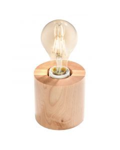 Wood table lamp brown, Anela