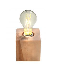 Wood table lamp brown, Anniko