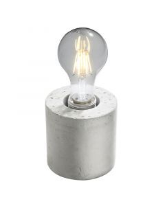 Concrete table lamp grey, Anela