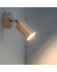 Wood wall spotlight brown, Fredrik
