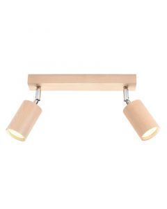 Wood ceiling spotlight brown, Fredrik
