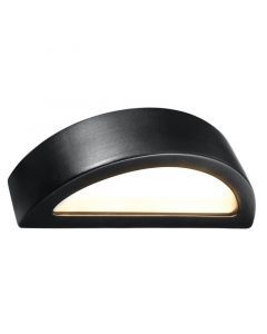 Glass up down wall light black, Fadila