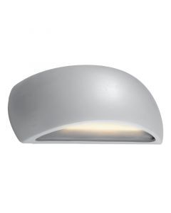 Glass up down wall light grey, Laurenz