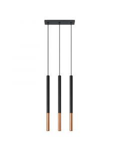 Aluminium pendant light copper, Ilonca