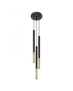 Aluminium pendant light gold, Ilonca