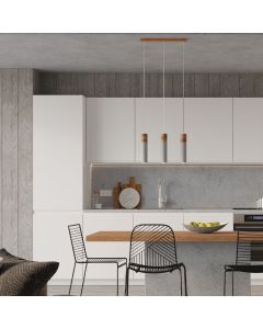 Concrete pendant light brown, Ferron