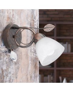 Rust Coloured wall light classic, Astrid