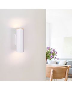 White wall light modern, Kaso