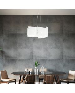 White pendant light design, Anna