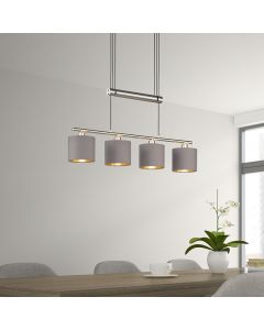 Nickel pendant light metal, Nordby
