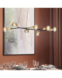 Black pendant light modern, Kyan