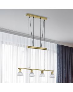 Brass pendant light modern, Gustav