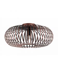 Copper flush ceiling light modern, Avni
