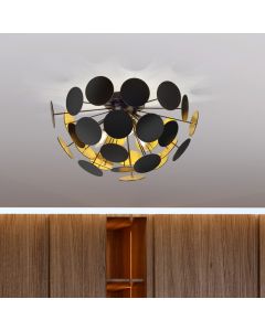 Black flush ceiling light modern, Xinhe