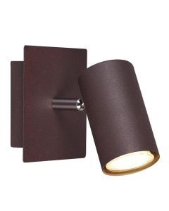 Rust Coloured wall spotlight modern, Kaso