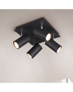 Black ceiling spotlight modern, Kaso