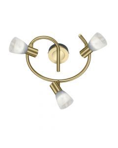 Brass ceiling spotlight modern, Gustav