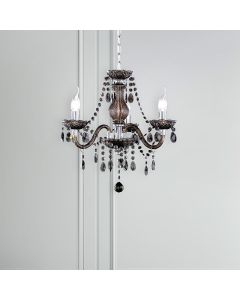 Black chandelier classic, Pedra