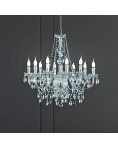 Transparent chandelier classic, Pedra