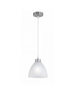 Nickel pendant light glass, Babette