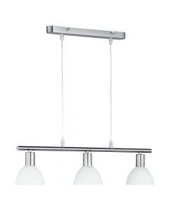 Nickel pendant light glass, Babette