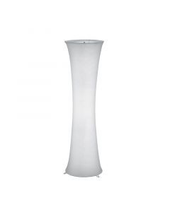 White floor lamp metal, Vivy, with switch