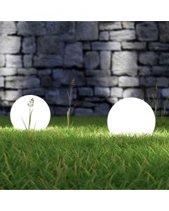 White garden spike light plastic, Ytske, IP44
