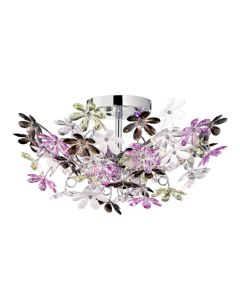Chrome ceiling light retro, Wooler