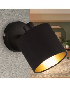Black wall spotlight modern, Koge
