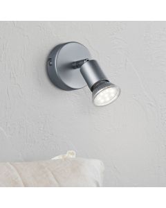 Silver wall spotlight modern, Belal