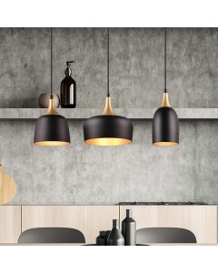 Black pendant light modern, Declan