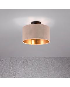 Beige flush ceiling light modern, Ercan