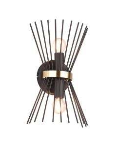 Black wall light industrial, Fransiscus