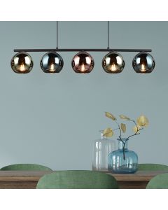 Multicoloured pendant light design, Glenda