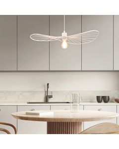 White pendant light industrial, Dejan