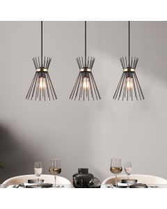 Black pendant light industrial, Fransiscus