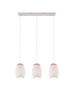 White pendant light modern, Delana