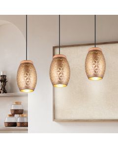 Taupe pendant light modern, Delana