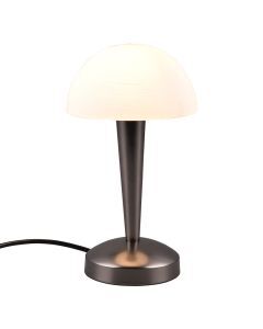 Black table lamp modern, Delila, with touch dimmer